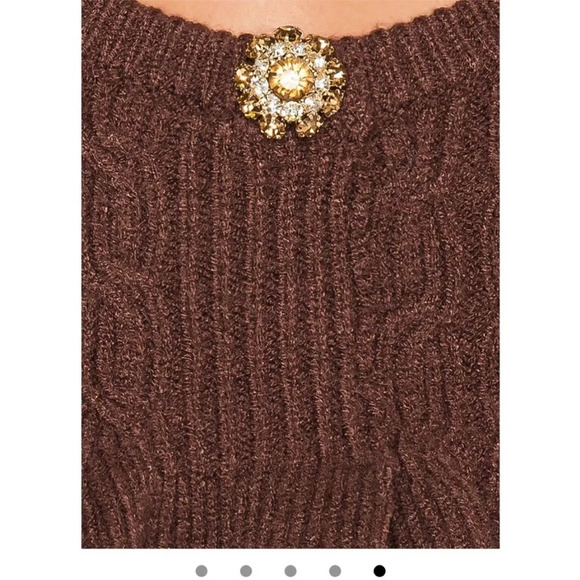 Revolve LPA sorren cropped sweater XS - Picture 4 of 9